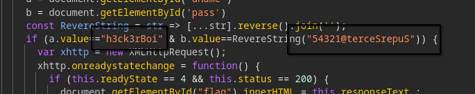 Hardcoded credentials